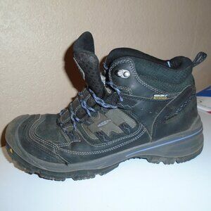 WOMENS KEEN DRY WATERPROOF NON STEEL TOE WORK JOBSITE HIKING BOOTS SHOES 10.5